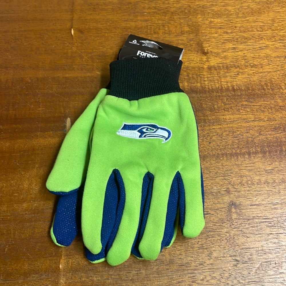 Seattle Seahawks NFL Gloves Blue/Green